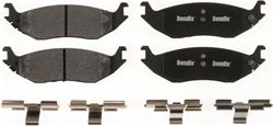 Bendix Semi-metallic Rear Brake Pads 04-06 Dodge Ram SRT-10